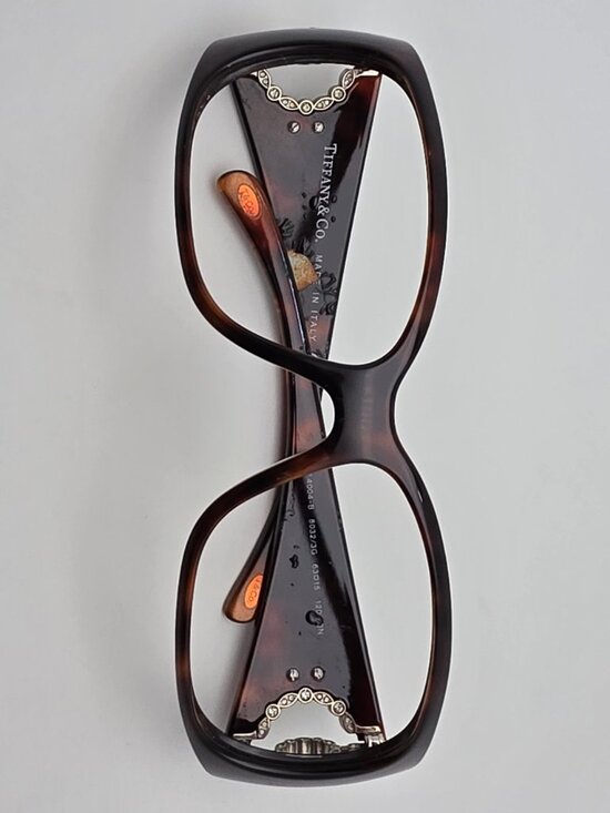 Tiffany & Co. TF4004-B 8032/3G Tortoise Rhinestone Sunglasses Frame w/ Case 63mm main image 5